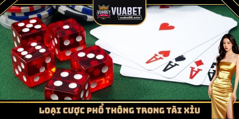 Các cửa cược tài xỉu Vuabet88 phổ biến